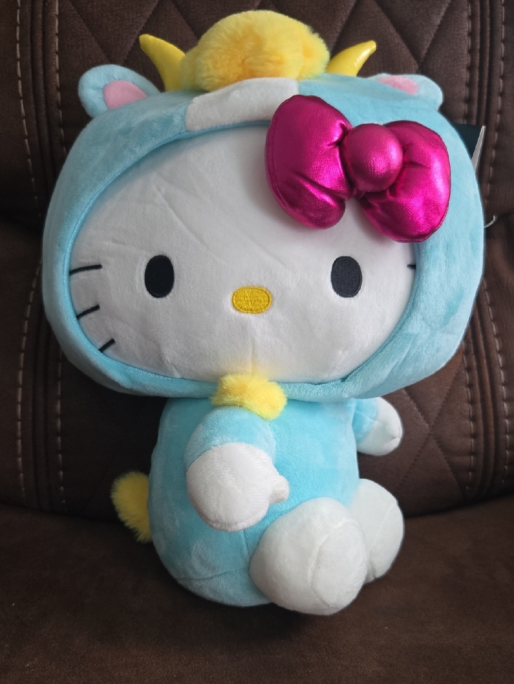 Hello Kitty Capricorn Plush with Metallic Pink Bow